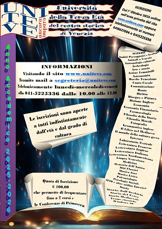 Scarica la locandina per l'A.A.2025-2026 in PDF